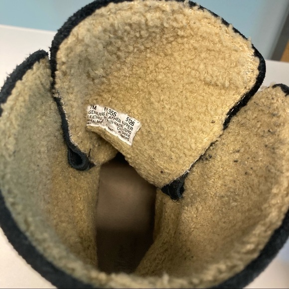 TIMBERLAND Sz 7 Suede Sherpa Lined  Lace-up Comfort Boots - Picture 11 of 15